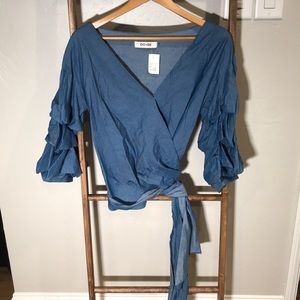 DO + BE blue top